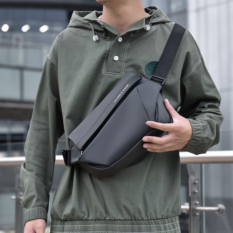 Tablet Shoulder Bag - Mens Large Waterproof Chest Pouch Bag