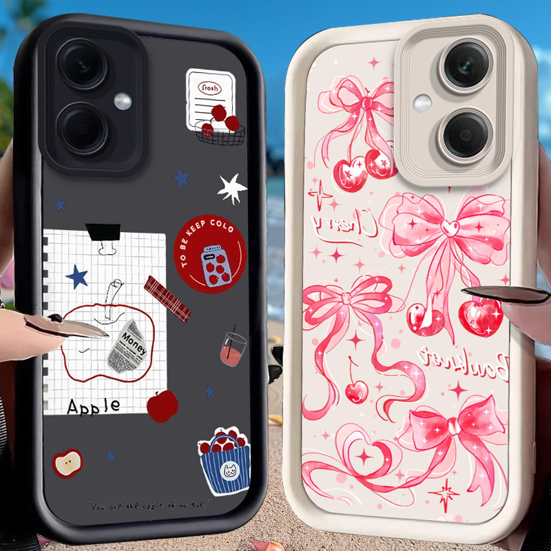 Xiaomi Redmi Note 14 - Vintage Apple Doodle Case for Xiaomi