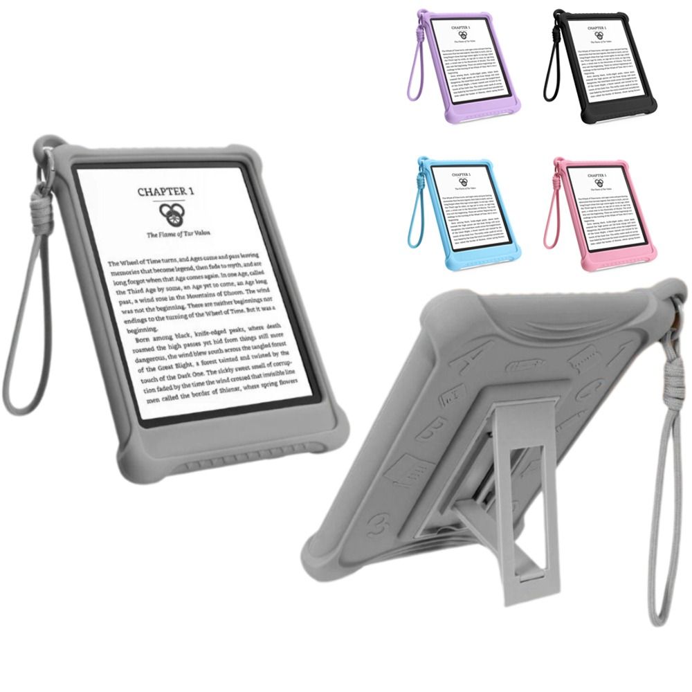 Kindle Tablet Accessories - Silicone e-Reader Case Hand Strap Shockproof