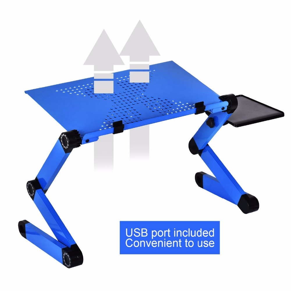 Aluminum Alloy Laptop Table Ad - Tablet Lap Desk 评论和价格