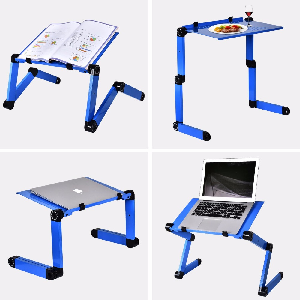 Aluminum Alloy Laptop Table Ad - Tablet Lap Desk 评论和价格