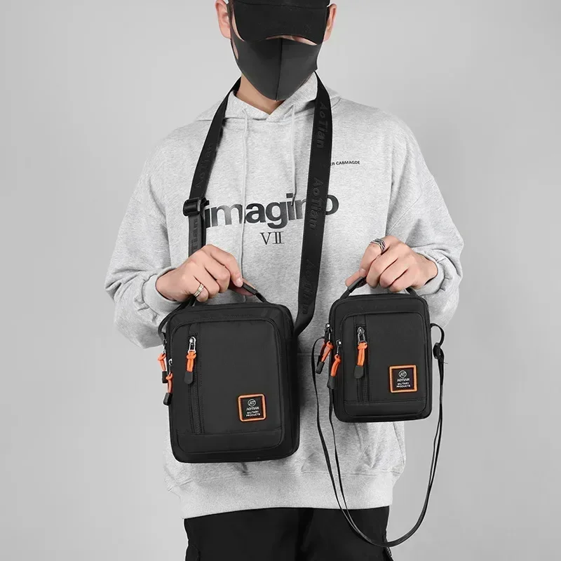 Multi-Function Men's Bag High  - Tablet Shoulder Bag 评论和价格