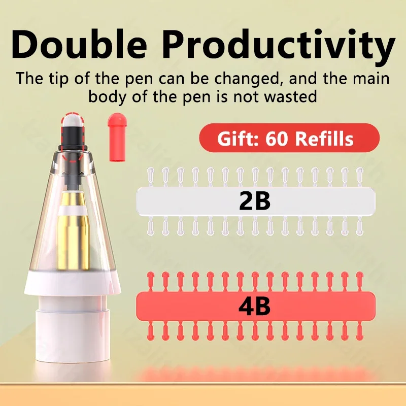 Replacement Pencil Tips 2B For - Tablet Pencil Accessories 评论和价格