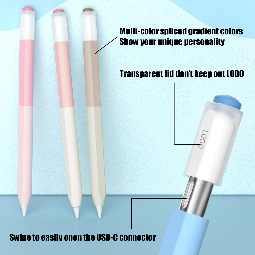 Color Splicing Silicone Pen Ca - Tablet Pencil Accessories 评论和价格