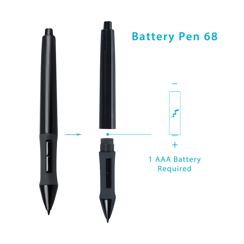HUION PEN68 For Graphic Tablet - Graphic Tablet Accessories 评论和价格