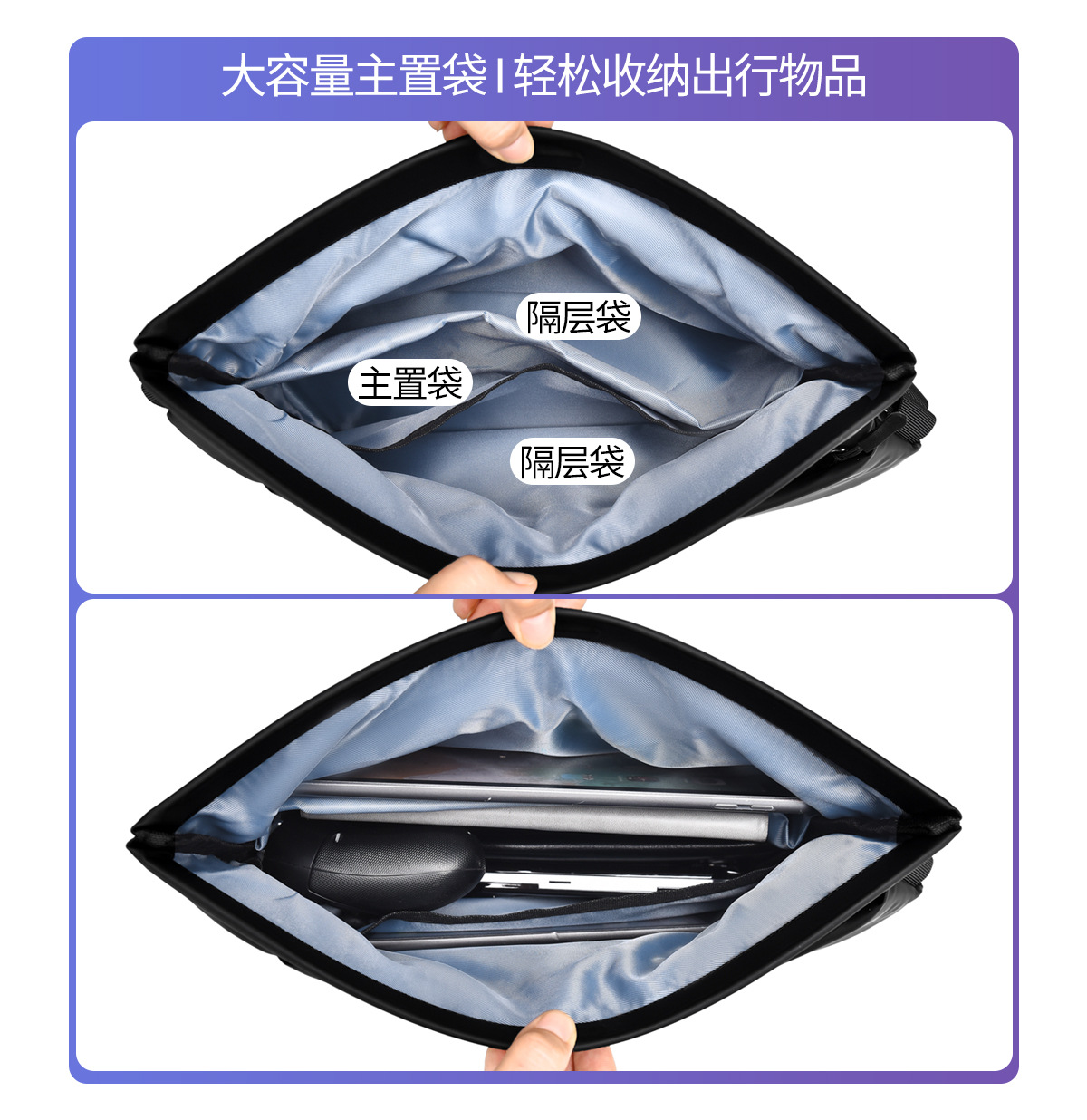 Mens Large Waterproof Chest Po - Tablet Shoulder Bag 评论和价格