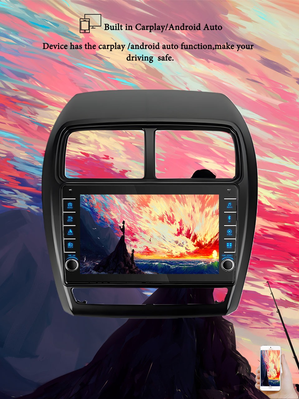 8G+128G Android 14 For Mitsubi - Tablet Danish Mobile & Accessories Photos 评论和价格