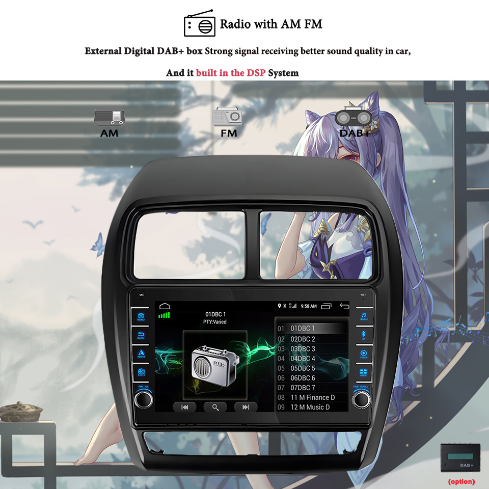 8G+128G Android 14 For Mitsubi - Tablet Danish Mobile & Accessories Photos 评论和价格
