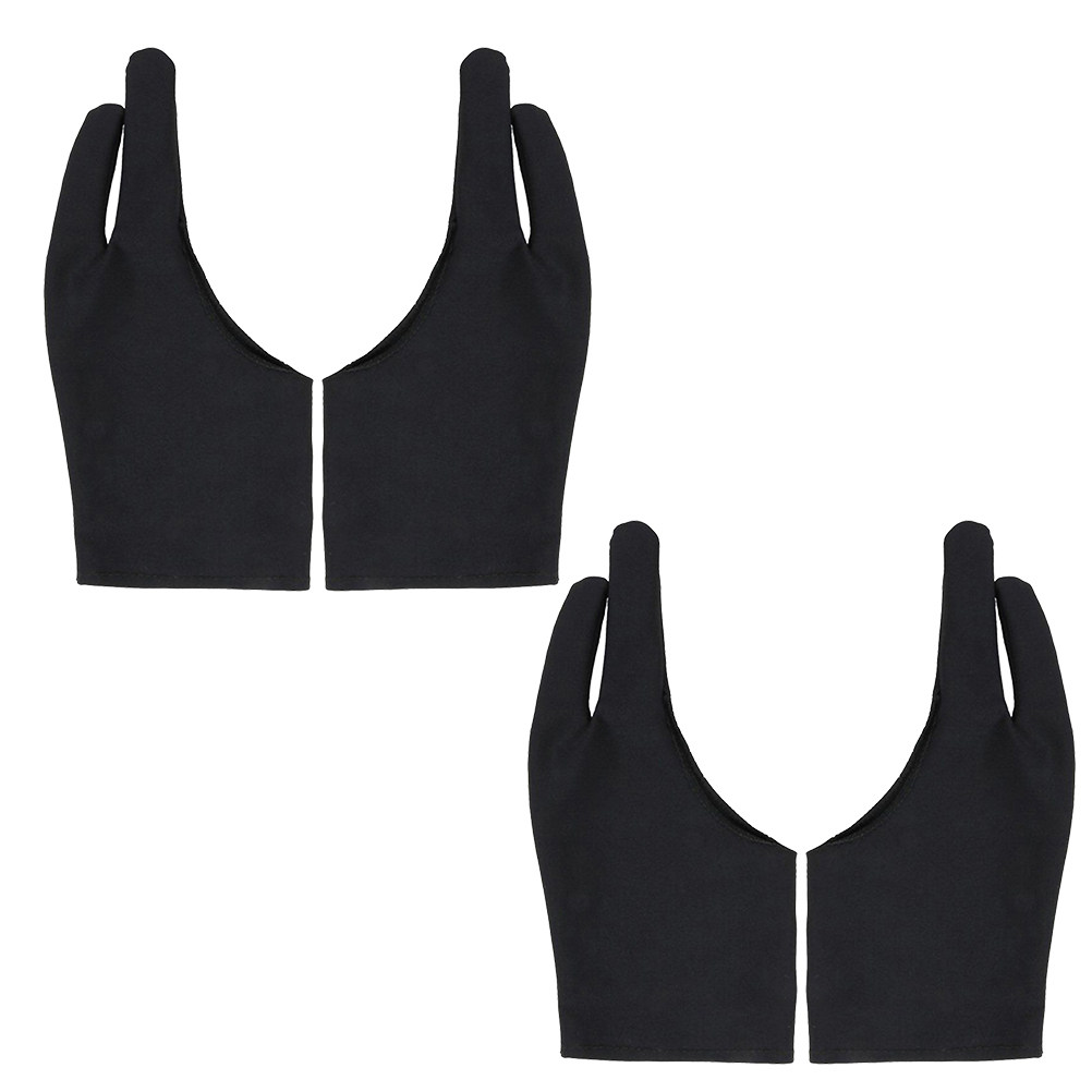 4Pcs Artist Two Finger Gloves  - Drawing Glove Artist 评论和价格