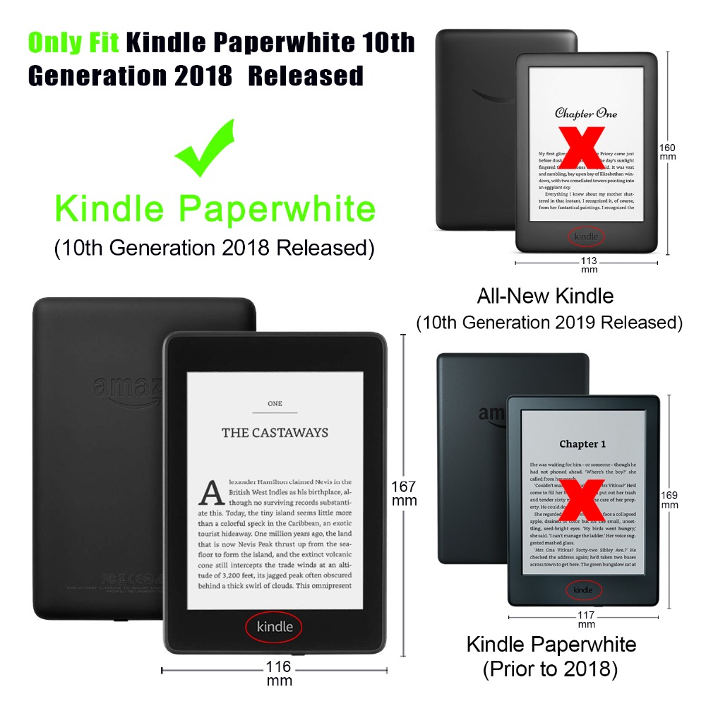 Slim Leather Case For A mazon  - Kindle Tablet Accessories 评论和价格