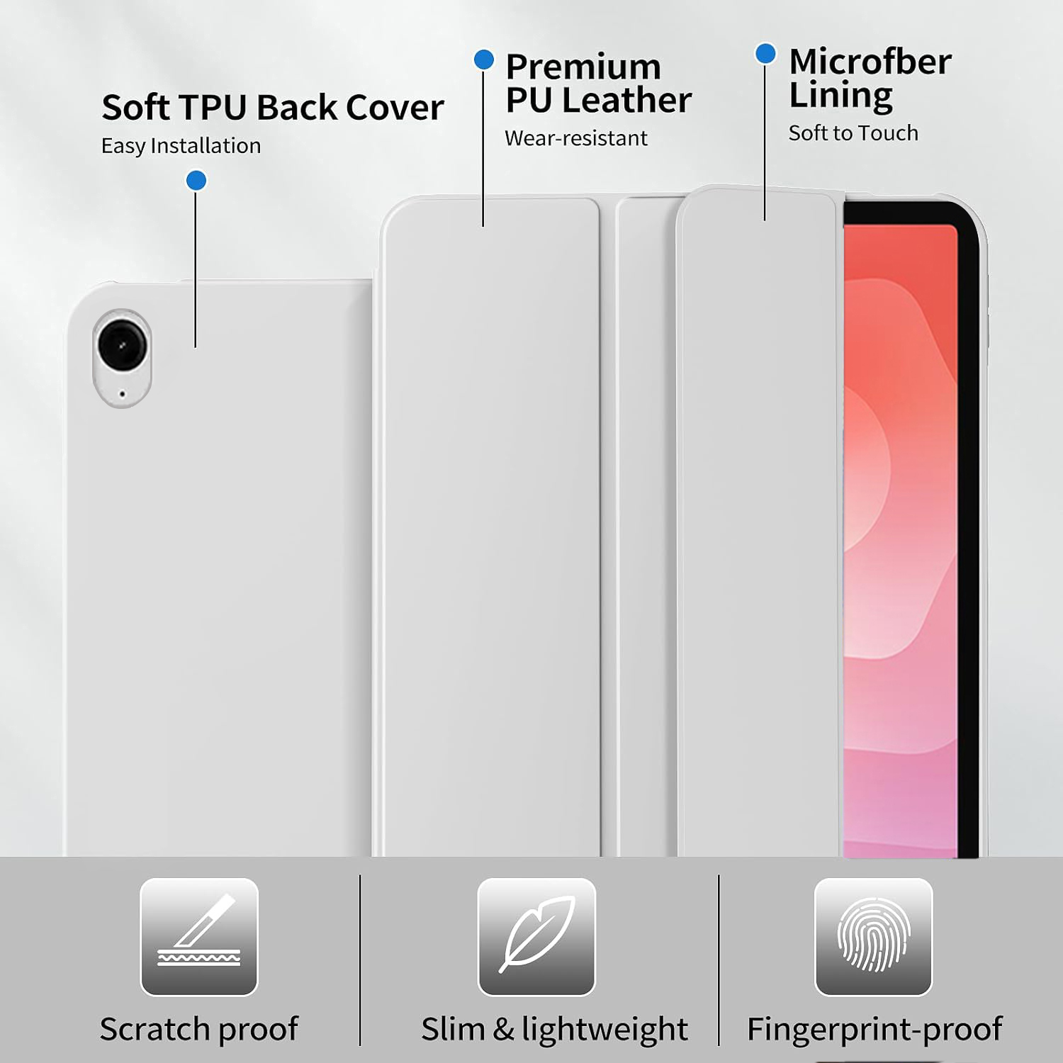 Tri-fold Flip Case For Samsung - Vortex Tablet Accessories 评论和价格