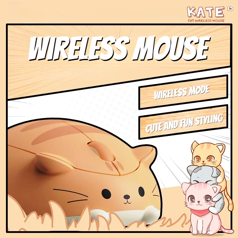 Cute Cat 2.4G Wireless Mouse C - Kids Tablet With Accessories 评论和价格