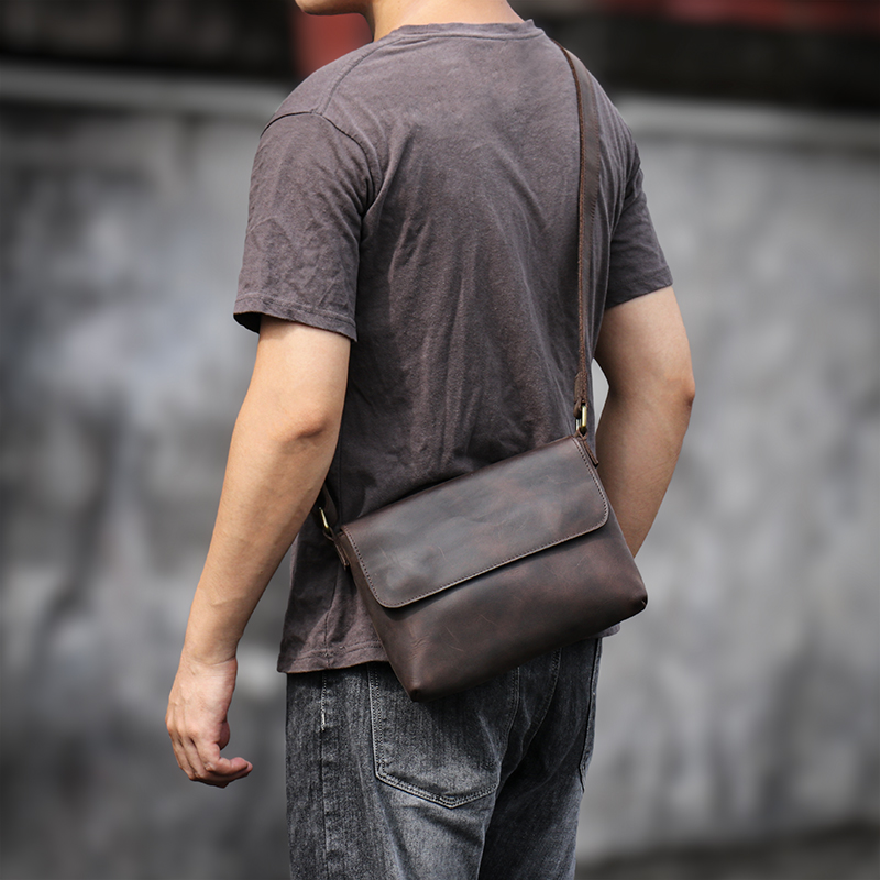 GURO Vintage Genuine Leather S - Tablet Shoulder Bag 评论和价格