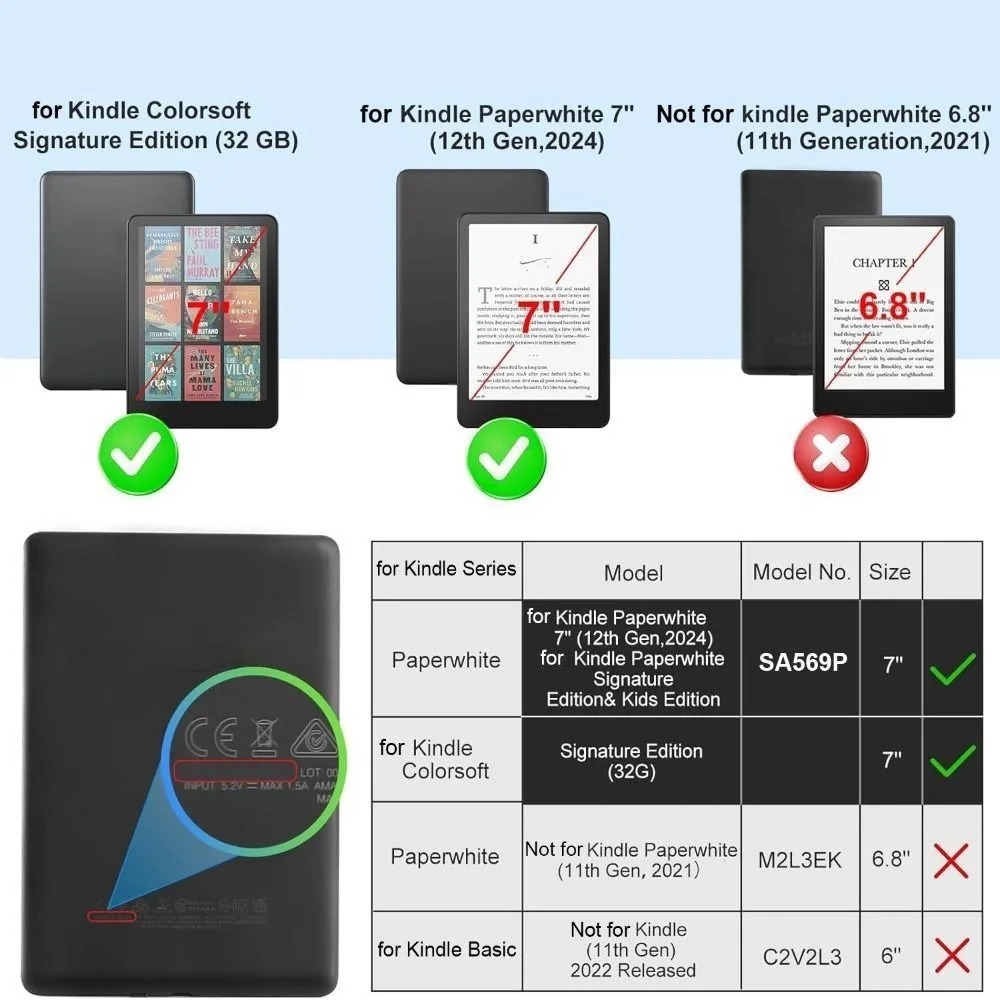New For kindle paperwhite 12th - Kindle Tablet Accessories 评论和价格