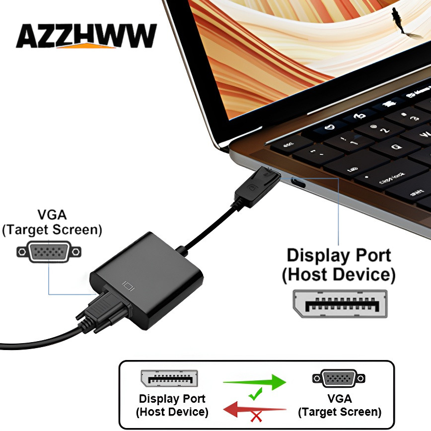 DisplayPort to VGA Converter H - Tablet Lap Desk 评论和价格