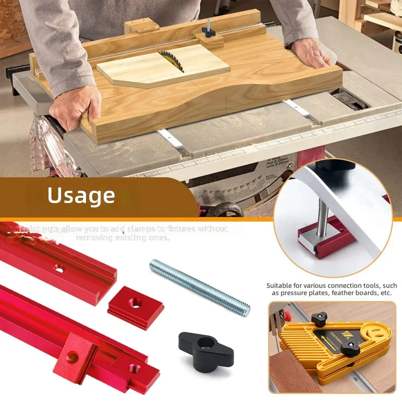 T30 T Slot Slider Set Red Blue - Tablet Accessories Set 评论和价格