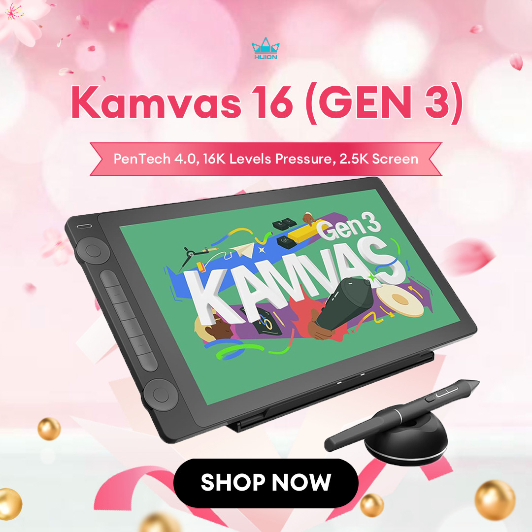 Huion Kamvas 16 (Gen 3) Graphi - Graphic Tablet Accessories 评论和价格