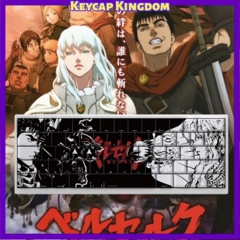 BERSERK Theme Anime Keycap 98  - Tablet Accessories For Gaming 评论和价格