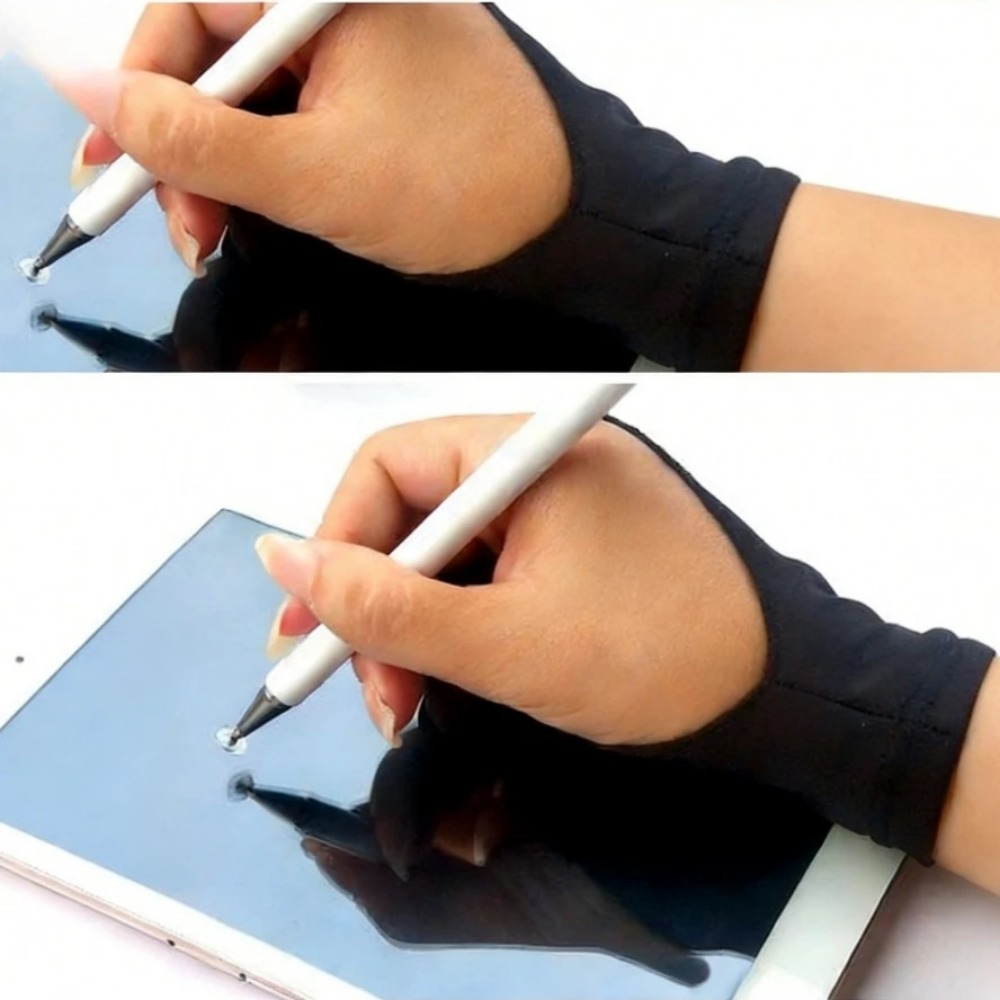Artist Two-Finger Gloves Anti  - Drawing Glove Artist 评论和价格