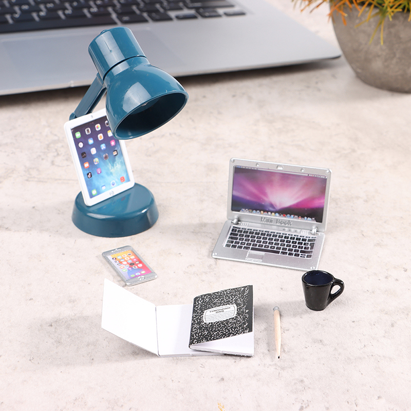 1:12 Dollhouse Miniature Lapto - Kids Tablet With Accessories 评论和价格