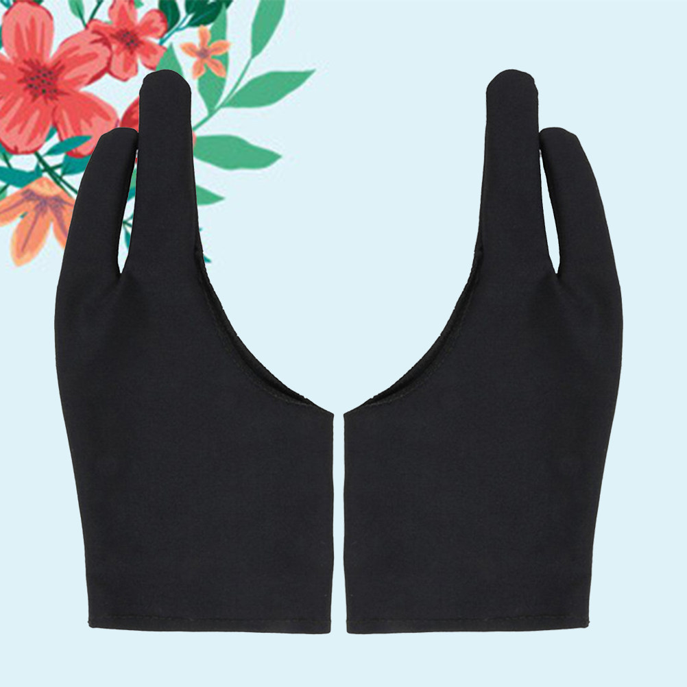 4Pcs Two Finger Artist Gloves  - Drawing Glove Artist 评论和价格