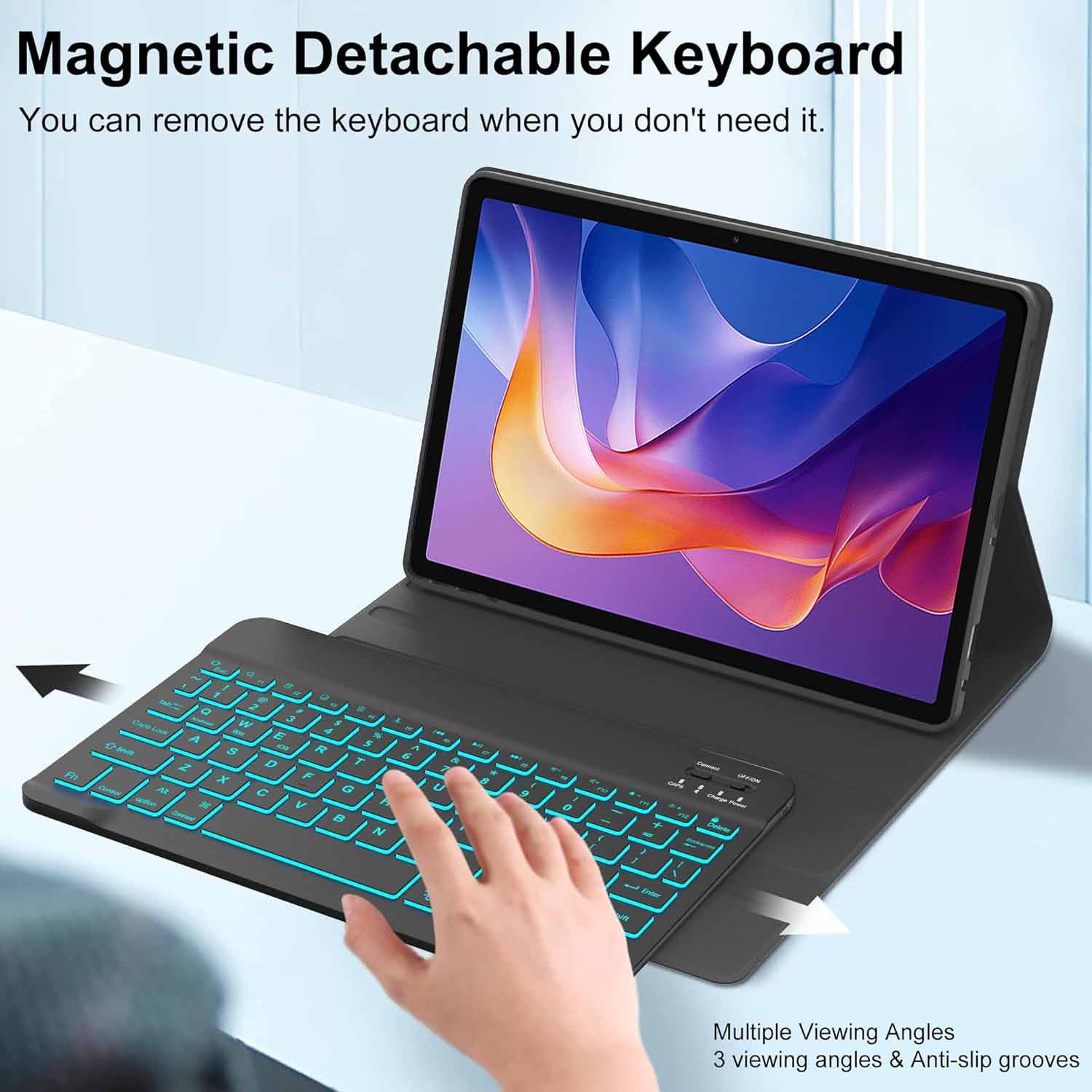 Keyboard Case for OPPO Pad SE  - Oppo Tablet Accessories 评论和价格