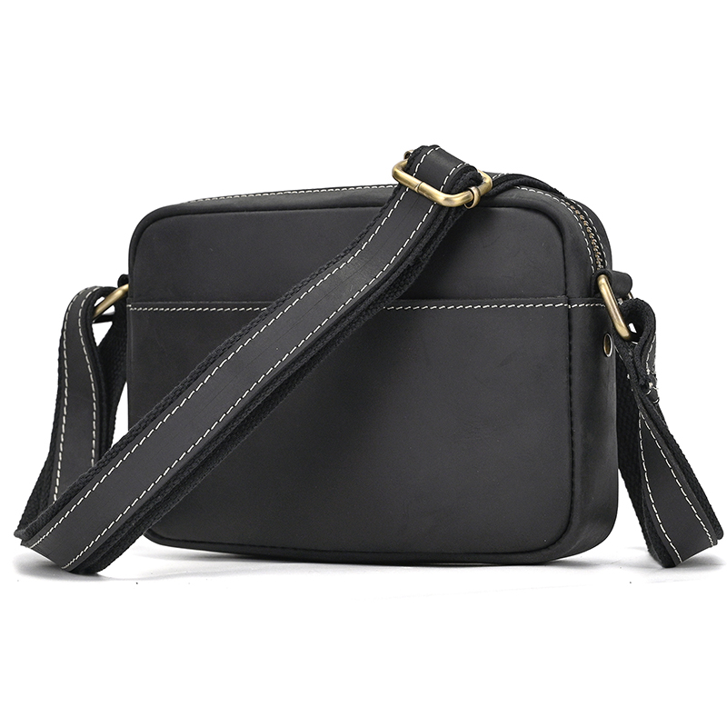 Crazy Horse leather men's cros - Tablet Shoulder Bag 评论和价格