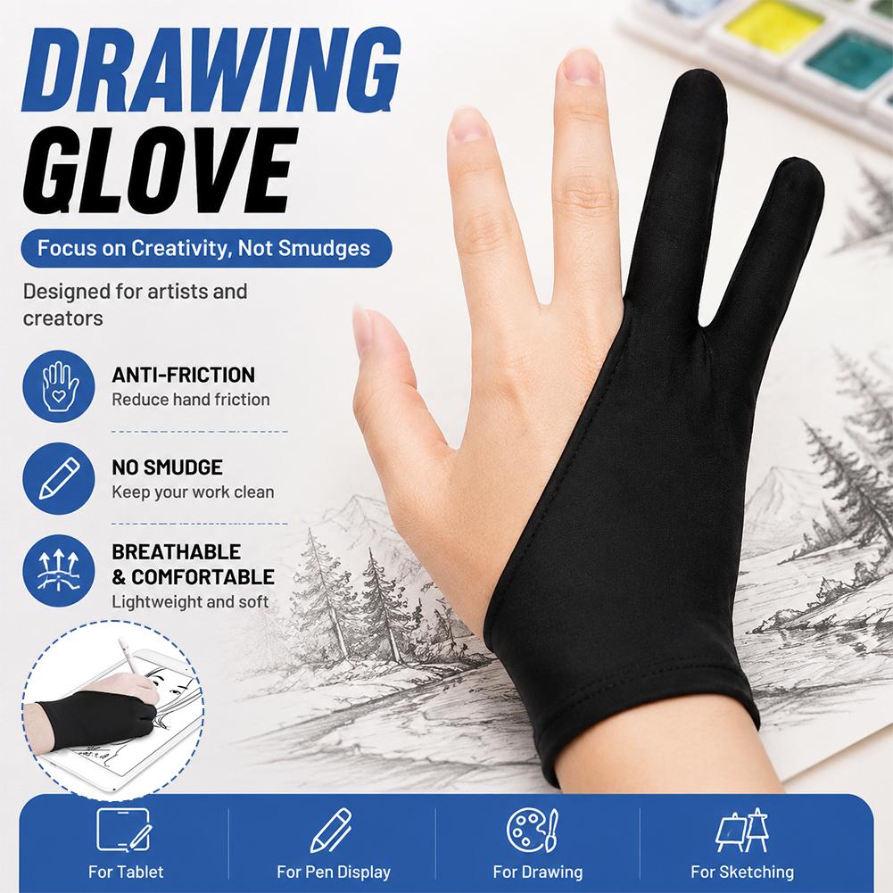 Drawing Glove Anti Touch Scree - Drawing Glove Artist 评论和价格